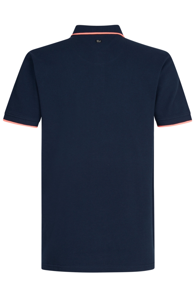 POLO MET KORTE MOUWEN M 1050 POL105 5178 Navy Blue
